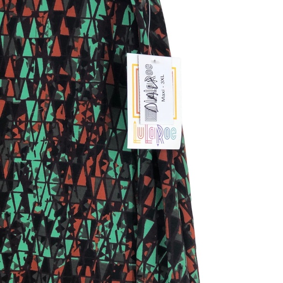 NWT, Plus Size 3XL Maxi Skirt, Fall Colors, Soft Waist Band, Stretchy, LuLaRoe - Picture 3 of 8